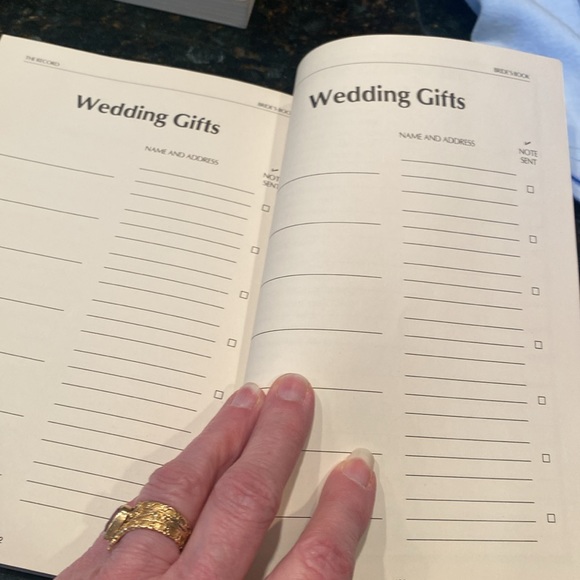 Vintage 1980s “Everything for the Bride” Wedding Planner Book, Softcover - Picture 4 of 5